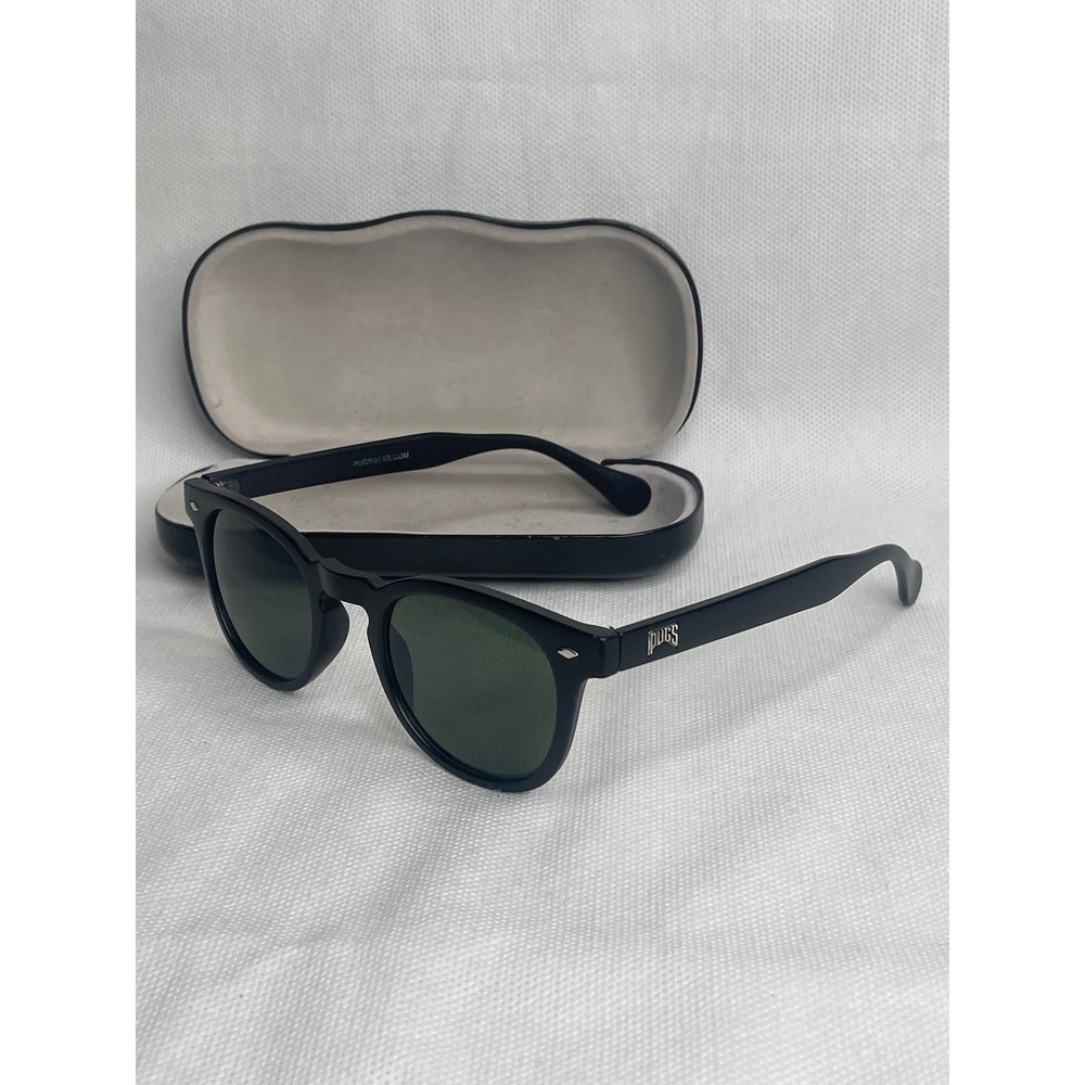 Pugs Classic Party Club Street Sunglasses Matte Black Smoke Gray Lens Style #04